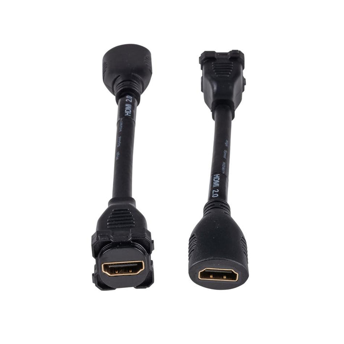Amdex 150Mm Hdmi Adapter Pigtail High-Speed With Ethernet Rated V2.1