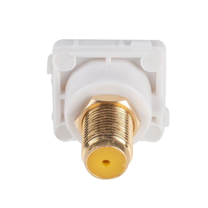 Amdex Yellow Rca To F Connector FP-RCAF-YE