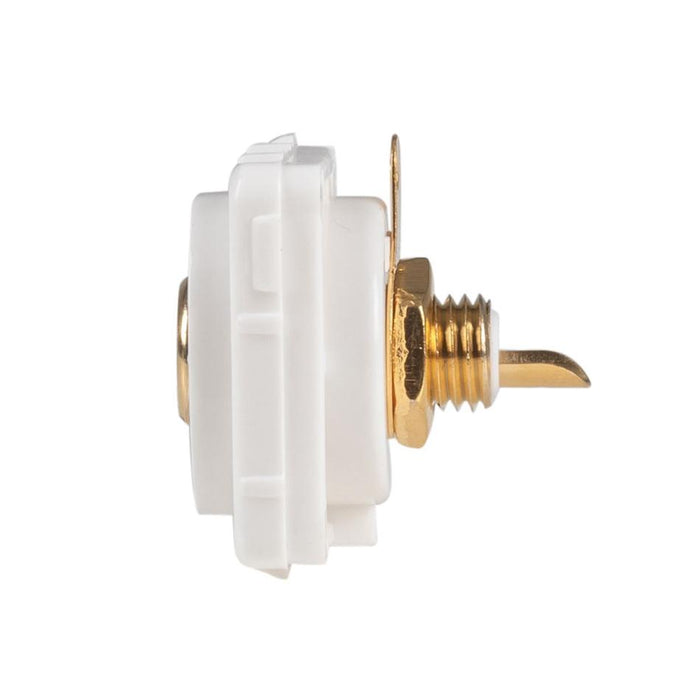 Amdex White Rca To Solder Connector FP-RCASC-WH
