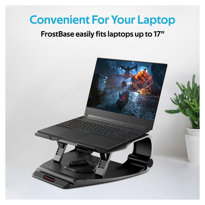 Promate Adjustable Laptop Stand For Up To 17" Notebooks FROSTBASE
