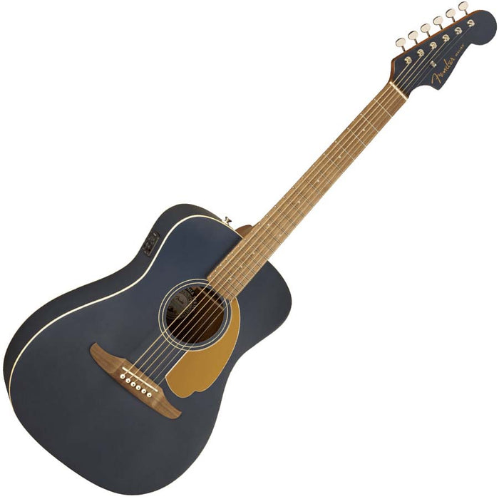 Fender Malibu Player Midnight Satin Electric Acoustic Guitar 097-0722-050