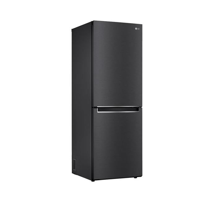 LG 306L Bottom Mount Fridge with Door Cooling in Matte Black Finish GB-335MBL