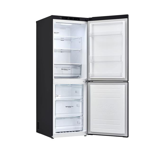 LG 306L Bottom Mount Fridge with Door Cooling in Matte Black Finish GB-335MBL