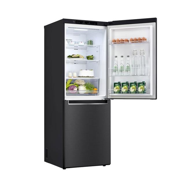 LG 306L Bottom Mount Fridge with Door Cooling in Matte Black Finish GB-335MBL