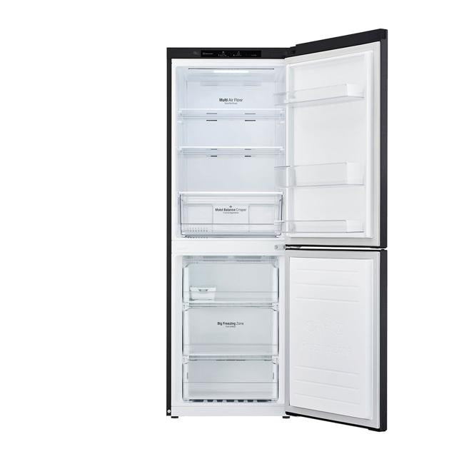 LG 306L Bottom Mount Fridge with Door Cooling in Matte Black Finish GB-335MBL