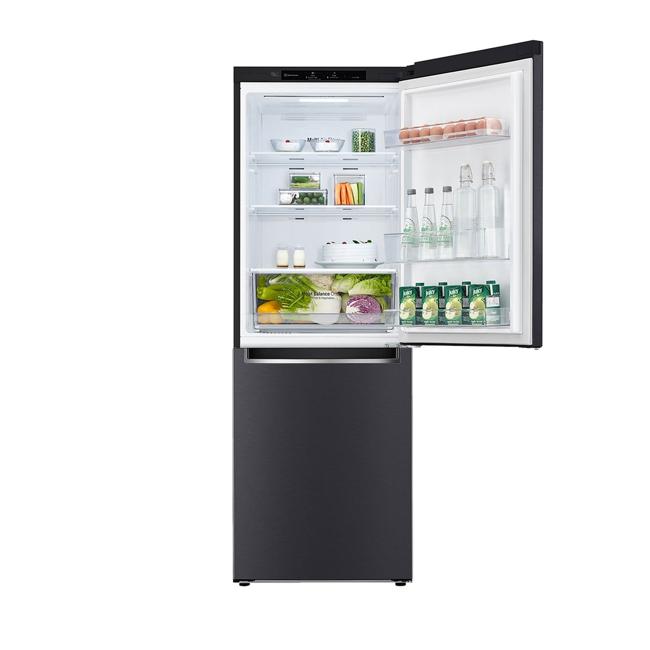 LG 306L Bottom Mount Fridge with Door Cooling in Matte Black Finish GB-335MBL