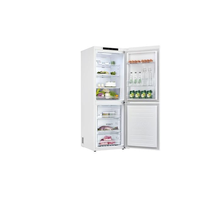 LG 306L Bottom Mount Fridge with Door Cooling in White Finish GB-335WL