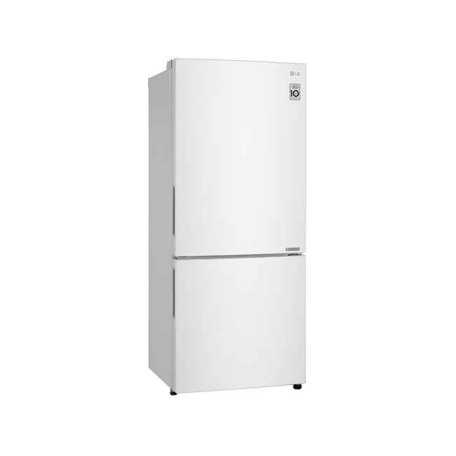 LG 420L Bottom Mount Fridge with Door Cooling in White Finish GB-455WL