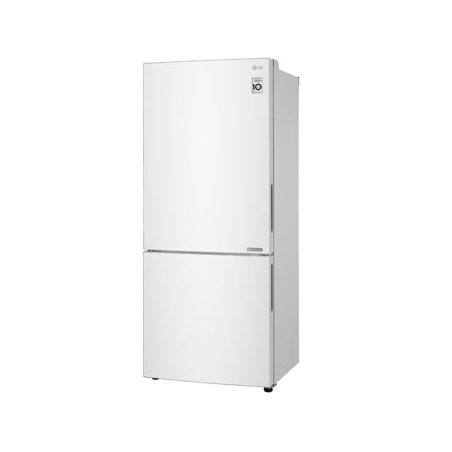 LG 420L Bottom Mount Fridge with Door Cooling in White Finish GB-455WL
