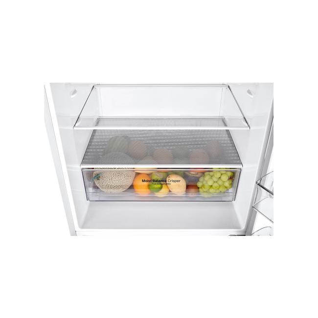 LG 420L Bottom Mount Fridge with Door Cooling in White Finish GB-455WL