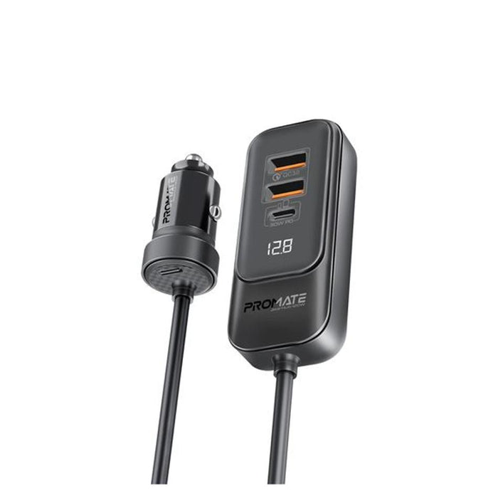 Promate 120W In-Car Device Charger GEARHUB-120W