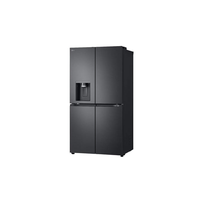 LG 637L French Door Fridge, with Water & Ice Dispenser, in Matte Black Finish GF-L700MBL