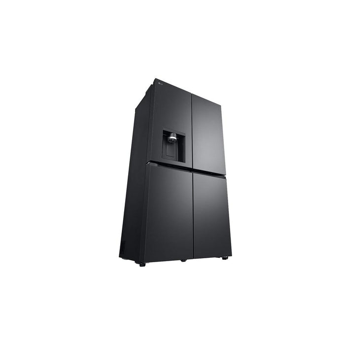 LG 637L French Door Fridge, with Water & Ice Dispenser, in Matte Black Finish GF-L700MBL