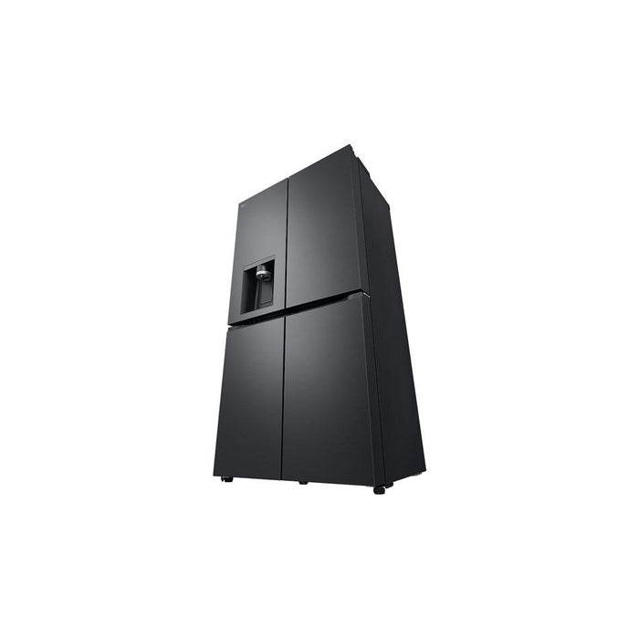 LG 637L French Door Fridge, with Water & Ice Dispenser, in Matte Black Finish GF-L700MBL