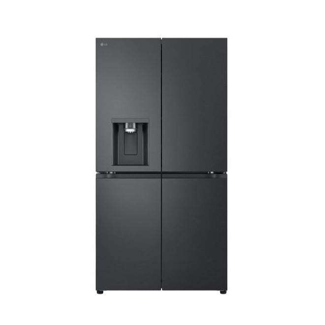 LG 637L French Door Fridge, with Water & Ice Dispenser, in Matte Black Finish GF-L700MBL