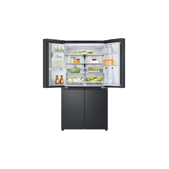 LG 637L French Door Fridge, with Water & Ice Dispenser, in Matte Black Finish GF-L700MBL