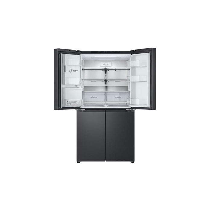 LG 637L French Door Fridge, with Water & Ice Dispenser, in Matte Black Finish GF-L700MBL