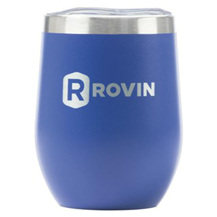 Rovin 350Ml Blue Stainless Steel Cup With Lid GH1983