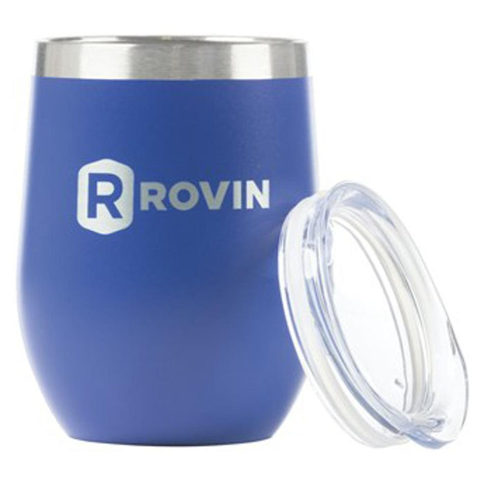 Rovin 350Ml Blue Stainless Steel Cup With Lid GH1983