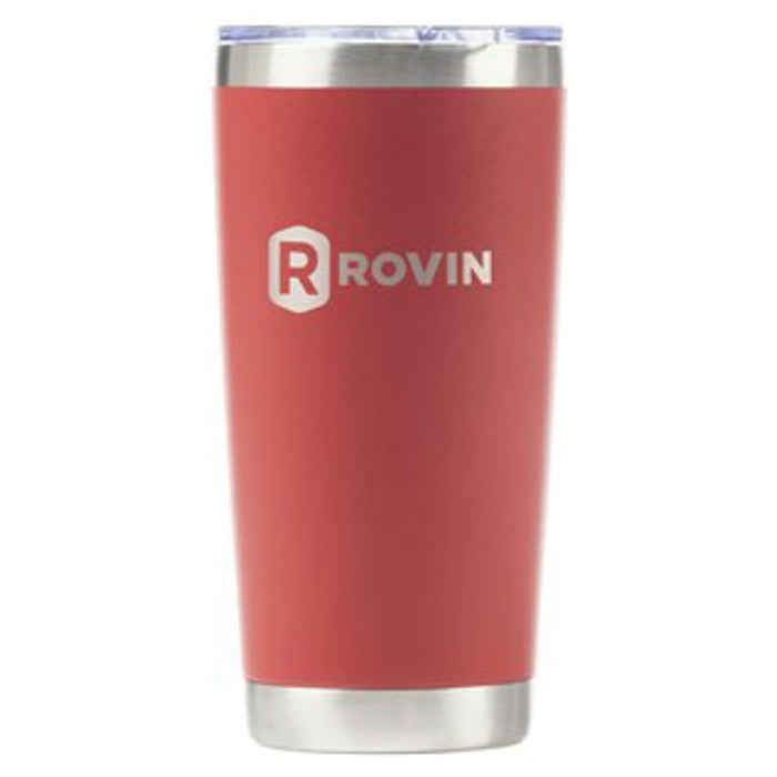 Rovin 590Ml Maroon Stainless Steel Cup With Push Lid GH1987