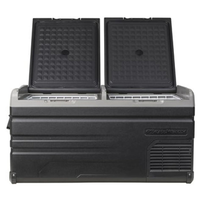 95L  Portable Low Profile Dual Zone Fridge/Freezer With Battery Compartment