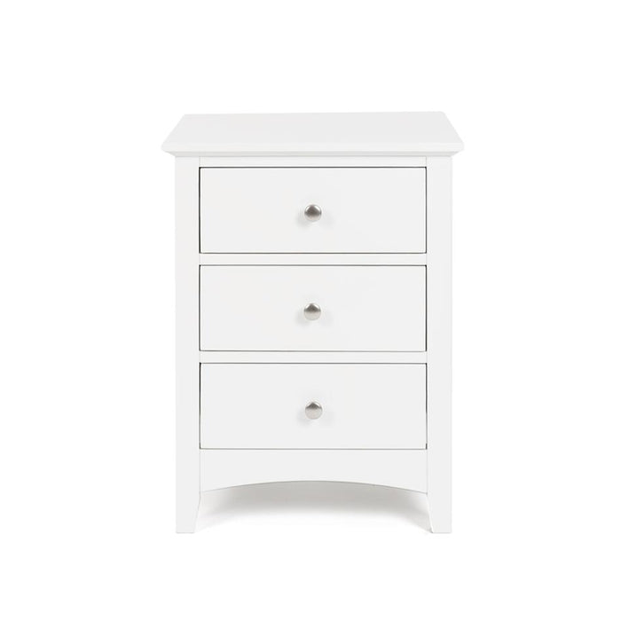 Jessica Three Drawer Bedside Table