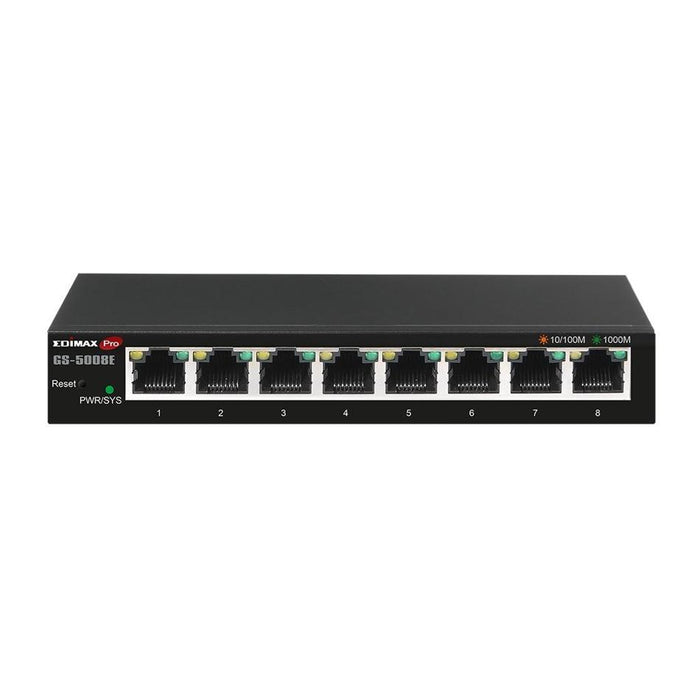 Edimax 8-Port Gigabit Ethernet Web Smart Switch. Supports Vlan