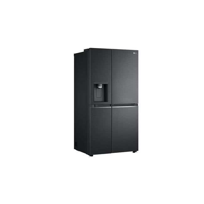 LG 635L Side by Side Fridge in Matte Black Finish GS-D635MBLC