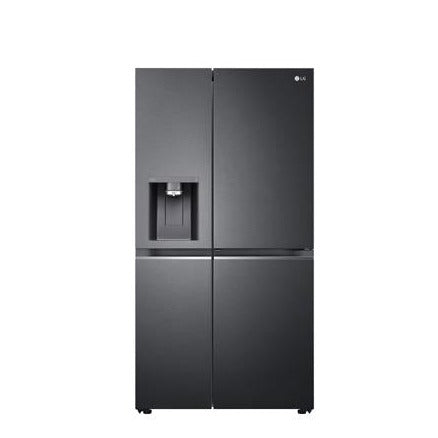 LG 635L Side by Side Fridge in Matte Black Finish GS-D635MBLC