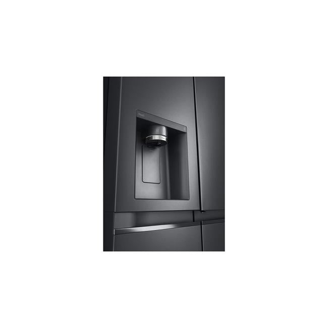 LG 635L Side by Side Fridge in Matte Black Finish GS-D635MBLC