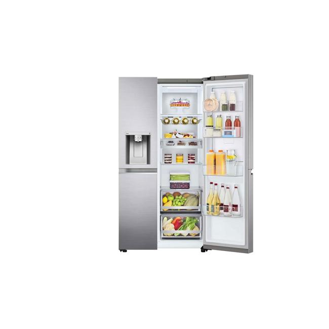 LG 635L Side by Side Fridge in Stainless Finish GS-D635PLC