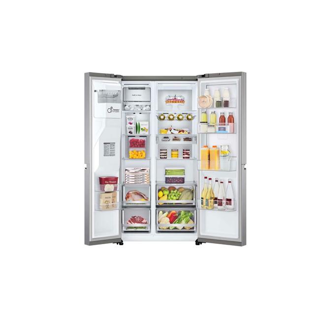 LG 635L Side by Side Fridge in Stainless Finish GS-D635PLC
