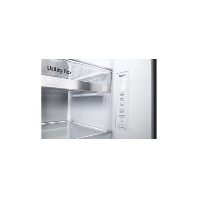 LG 635L Side by Side Fridge in Stainless Finish GS-D635PLC