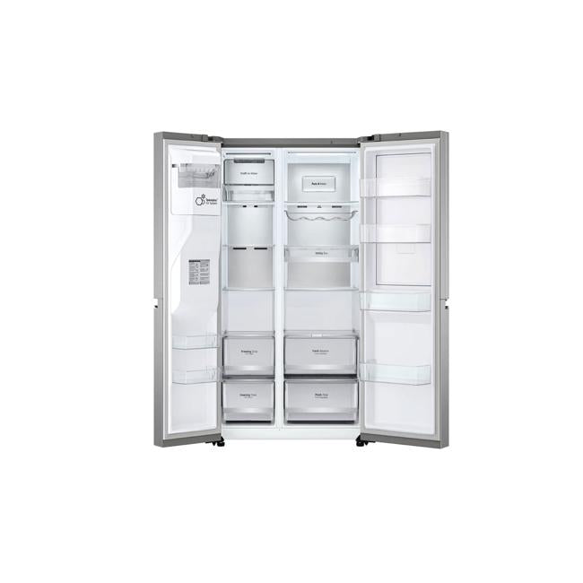 LG 635L Side by Side Fridge in Stainless Finish GS-D635PLC