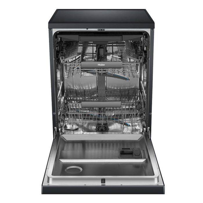 Haier Freestanding Dishwasher, Steam HDW15F3B1-3