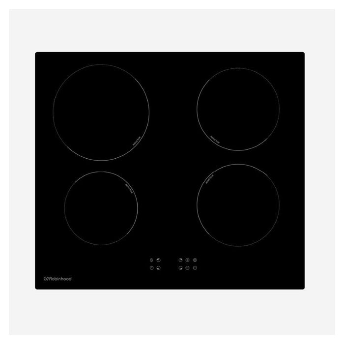 Robinhood 4 zone touch-control induction cooktop HIC604TFG