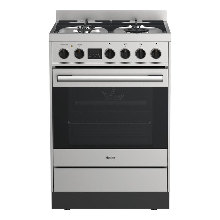 Haier Freestanding 60cm Dual Fuel Cooker  with 4 Burners
