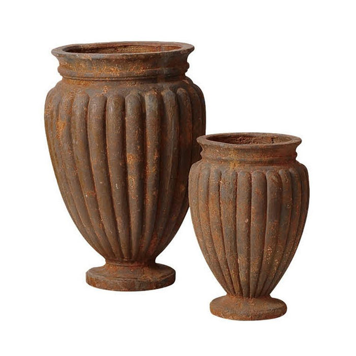 Rembrandt Sparta Urns - Rusty, Terracotta HR6005