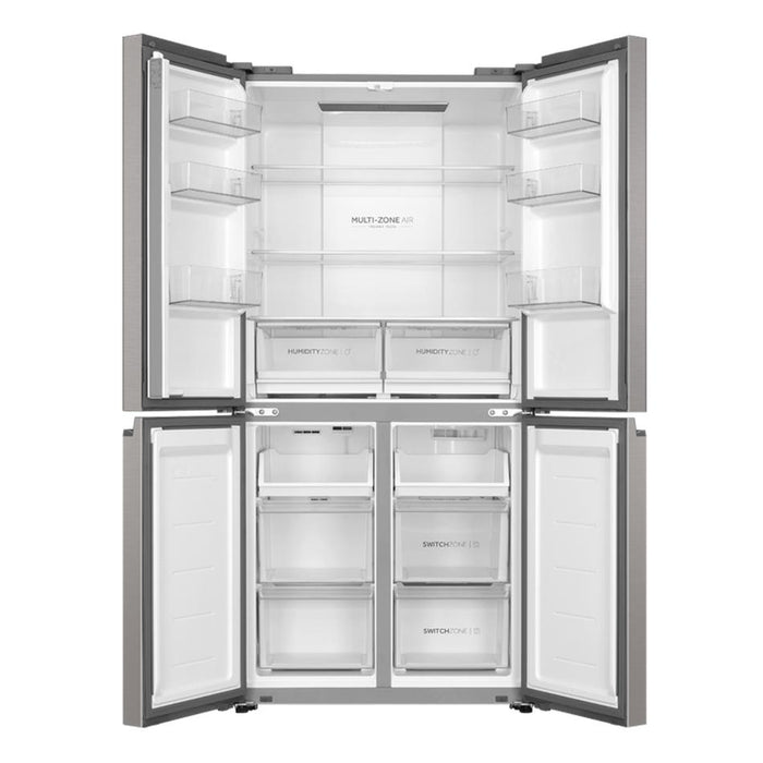 Haier Quad Door Refrigerator Freezer, 83cm, 463L HRF530YS