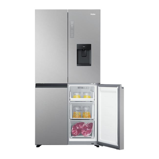 Haier Quad Door Refrigerator Freezer, 83cm, 508L, Water HRF580YHS
