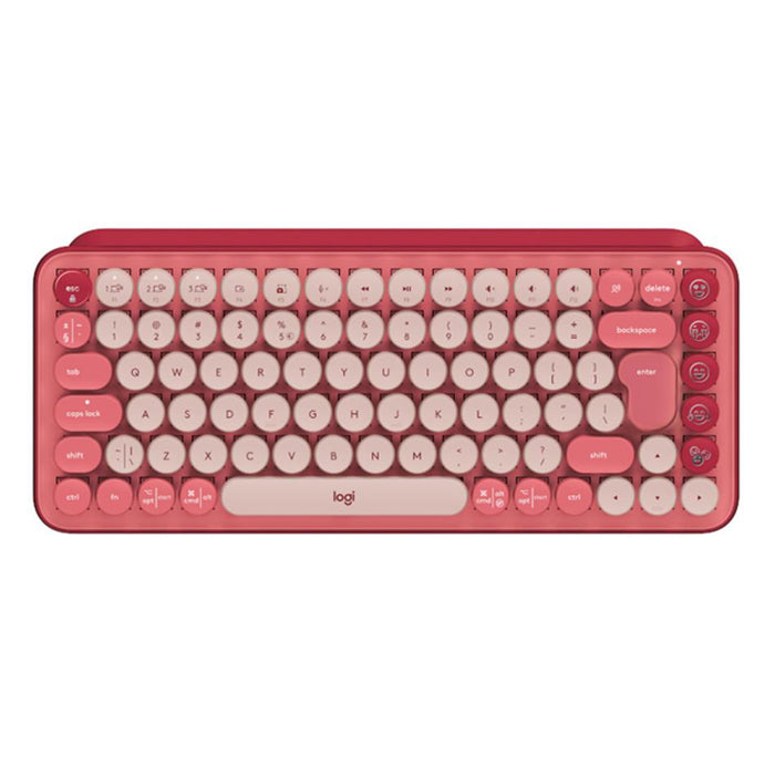 Logitech Pop Keys Wireless Emoji Keyboard - Rose Pink HW5722