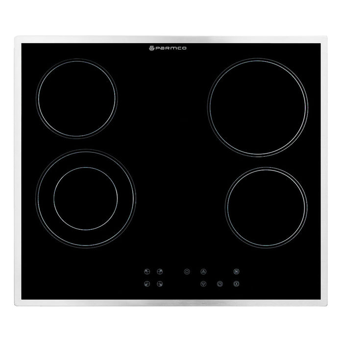 Parmco 600mm Hob Ceramic Stainless Steel Trim Touch Control HX-2-6S-CER-T