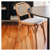 Mina Natural Oak Rattan Dining Chair-7