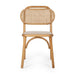 Mina Natural Oak Rattan Dining Chair-2