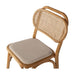 Mina Natural Oak Rattan Dining Chair-5