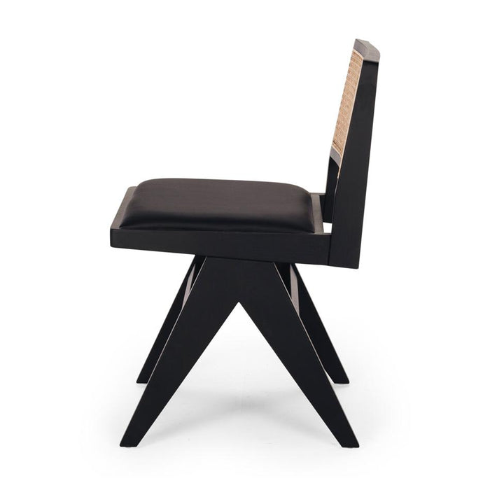 Palma Black Oak Dining Chair Black-3