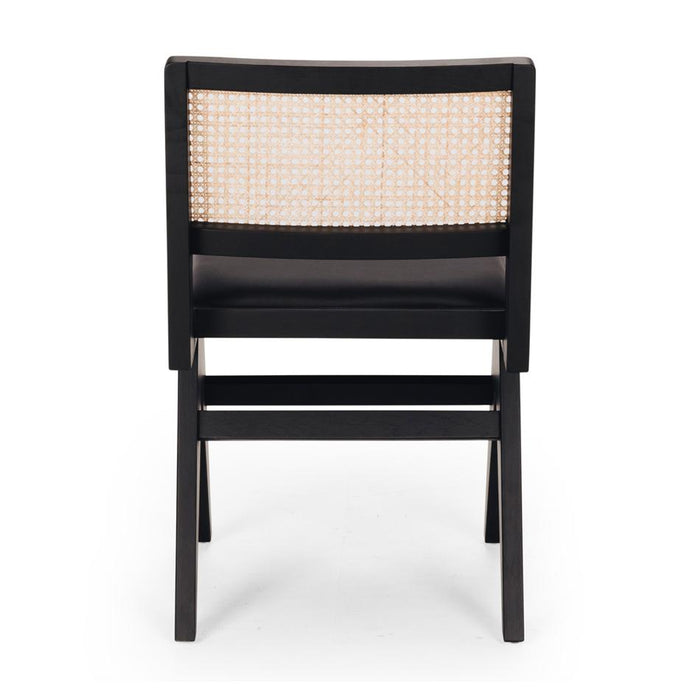 Palma Black Oak Dining Chair Black-4