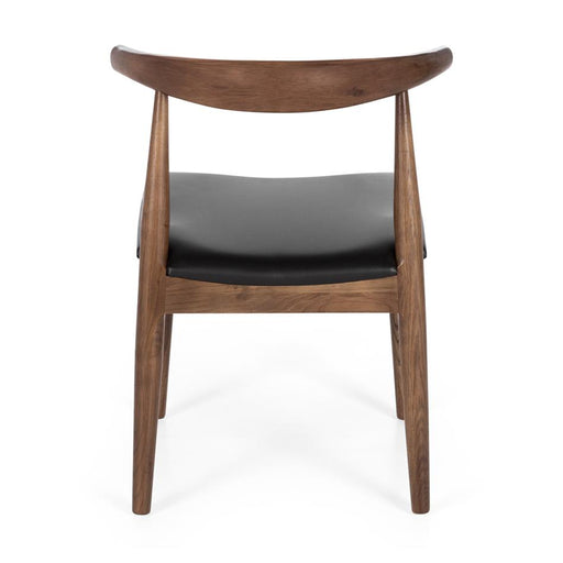 Elbow Deep Oak Black Dining Chair 4