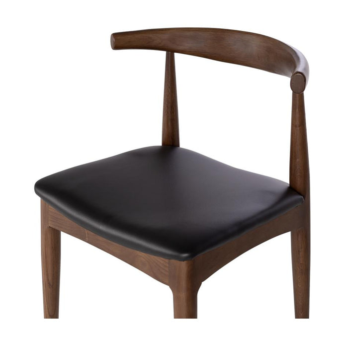Elbow Deep Oak Black Dining Chair 5