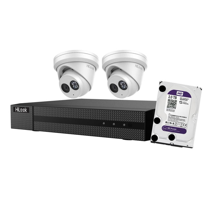 Hilook 6Mp 4-Channel Surveillance Camera Kit IK-4346TH-2CAM